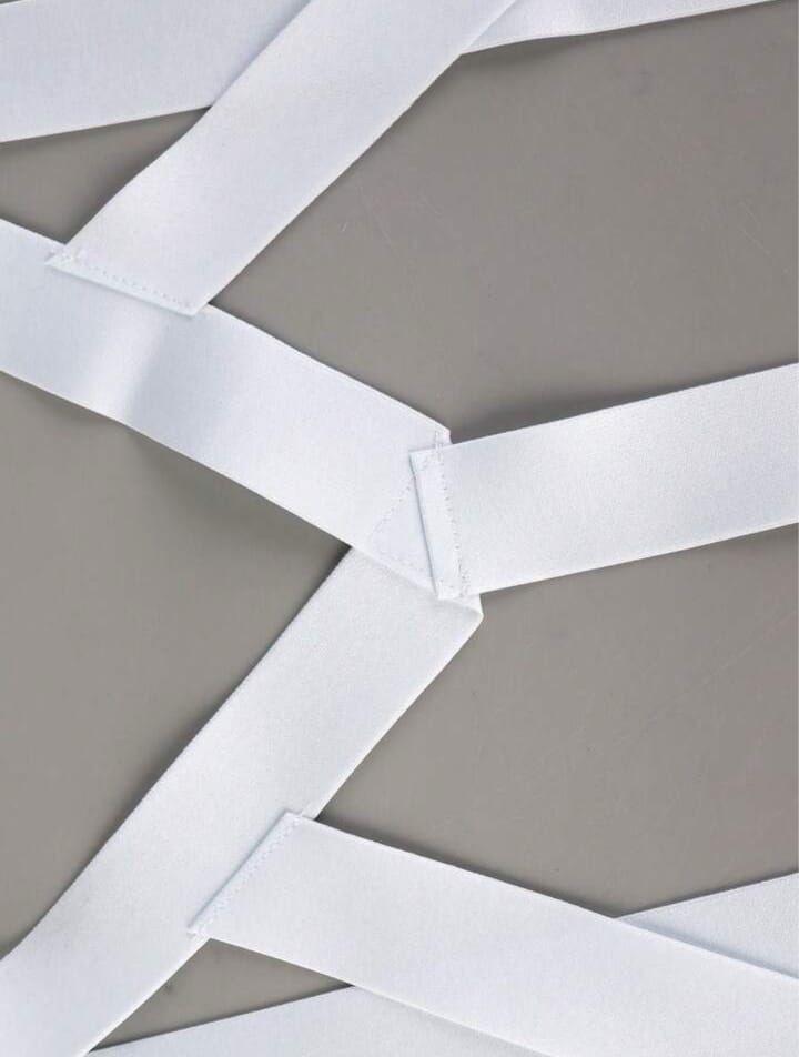 Men's Solid Color Hollow-Out Wide Strap Bodybands